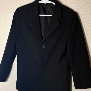 Arrow kids Black Three-Button Suit Jacket